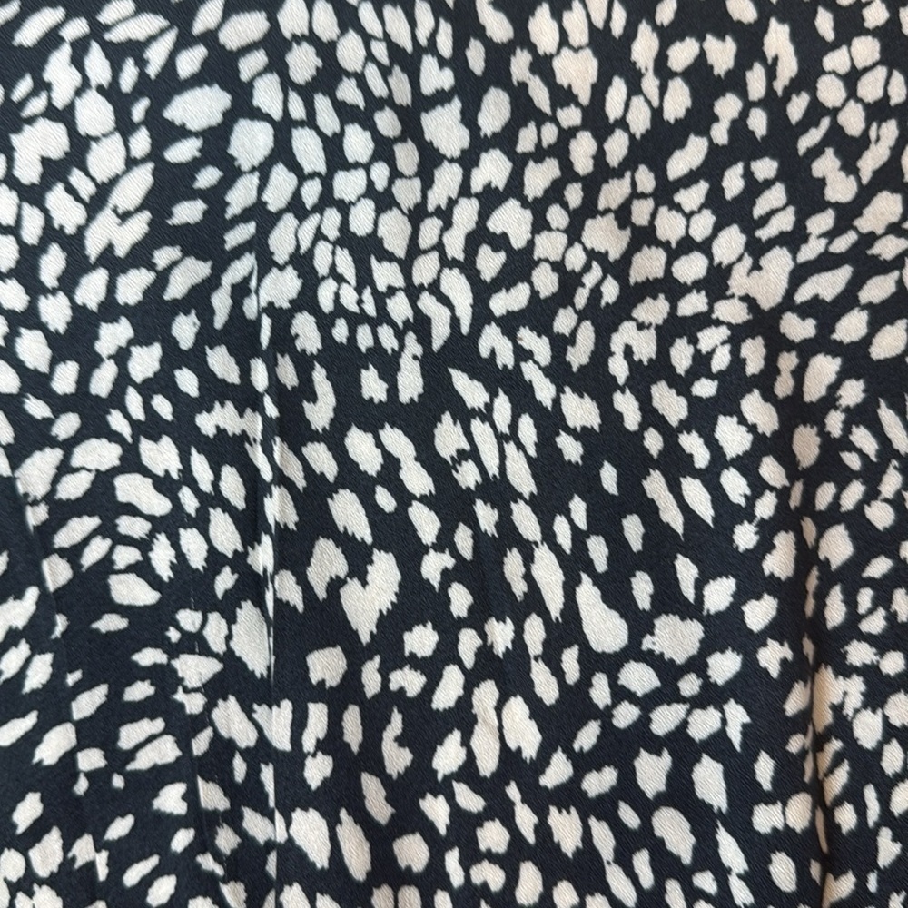 Saltwater Luxe Women’s Crop Keyhole Front Blouse Indigo and White Size Small - Picture 11 of 13